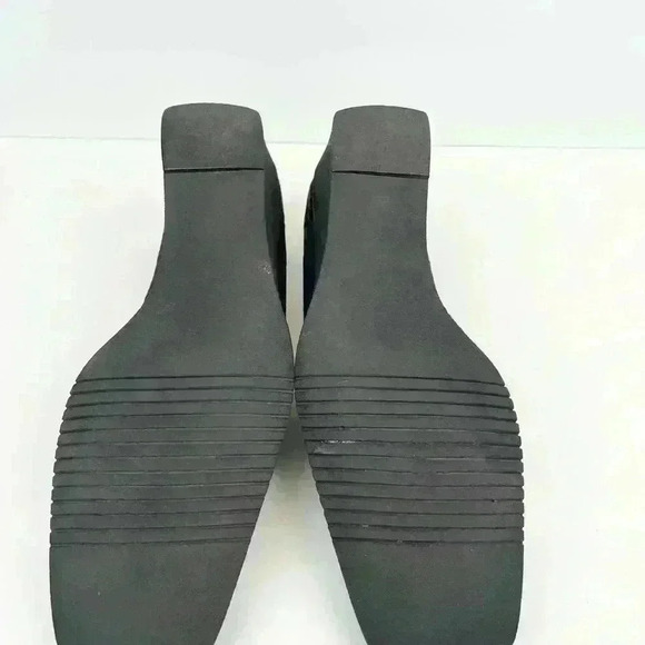 Salvatore Ferragamo women’s Boutique square toe wedges fabric size 8.5B black - Picture 5 of 13